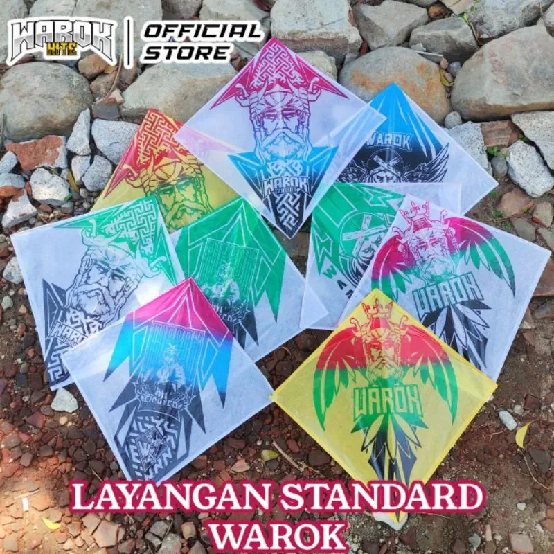 Layangan Sukhoi Warok Standard Bambu Apus Ukuran 57 Cocok Untuk Main Tarik Ulur Dan Jepret