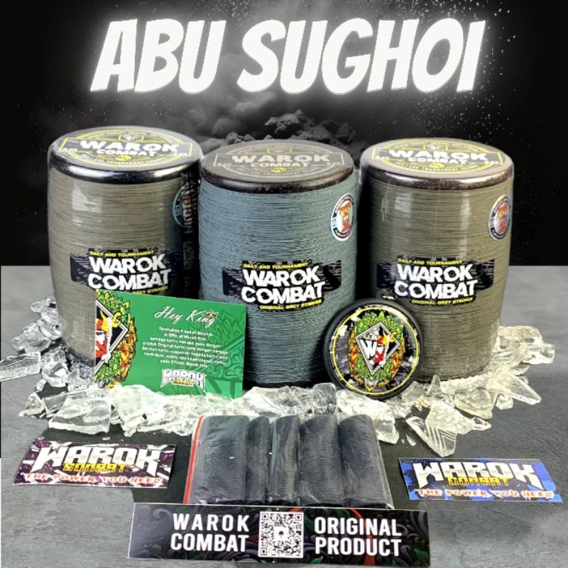 Gelasan Matot WAROK COMBAT 6.000Yard Bahan Abu NTEC 0,23 Super Tajam Spesial Tournament